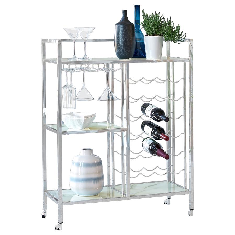 Derion Serving Cart Elite Furniture Designs